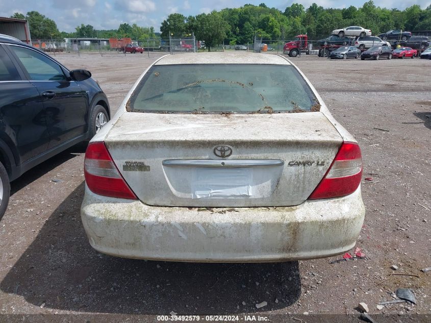 2003 Toyota Camry Le VIN: JTDBE32K830176003 Lot: 39492579