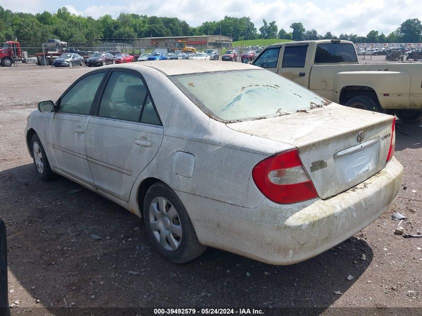 2003 Toyota Camry Le VIN: JTDBE32K830176003 Lot: 39492579