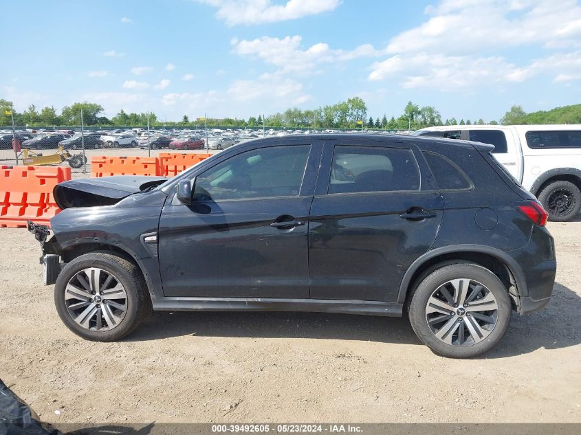 2020 Mitsubishi Outlander Sport 2.0 Es VIN: JA4AP3AU1LU004780 Lot: 39492605