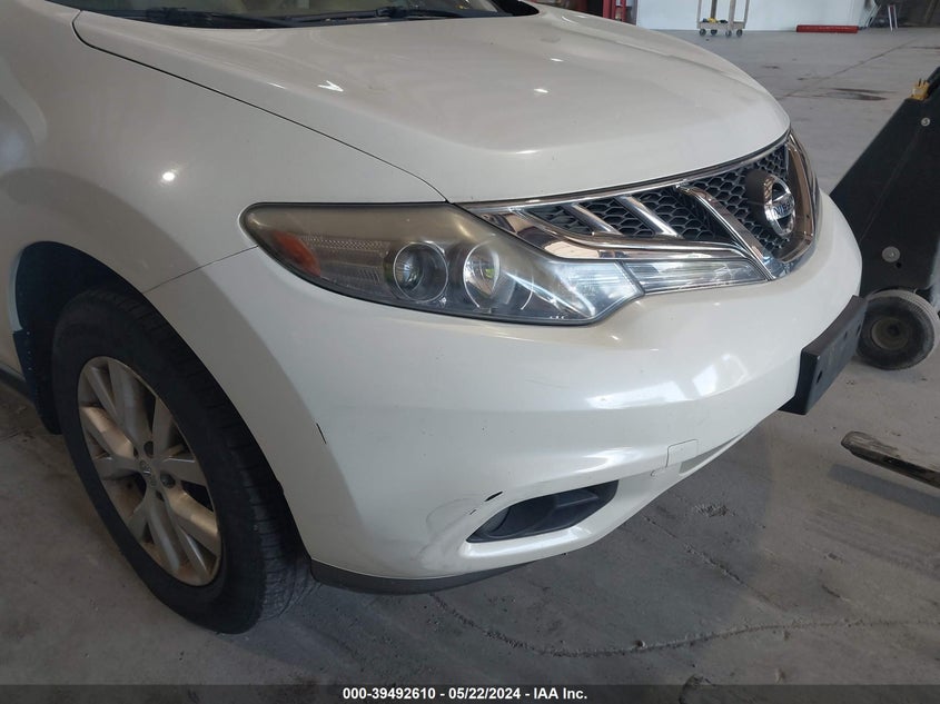 2011 Nissan Murano S/Sl/Le VIN: JN8AZ1MW7BW160749 Lot: 39492610