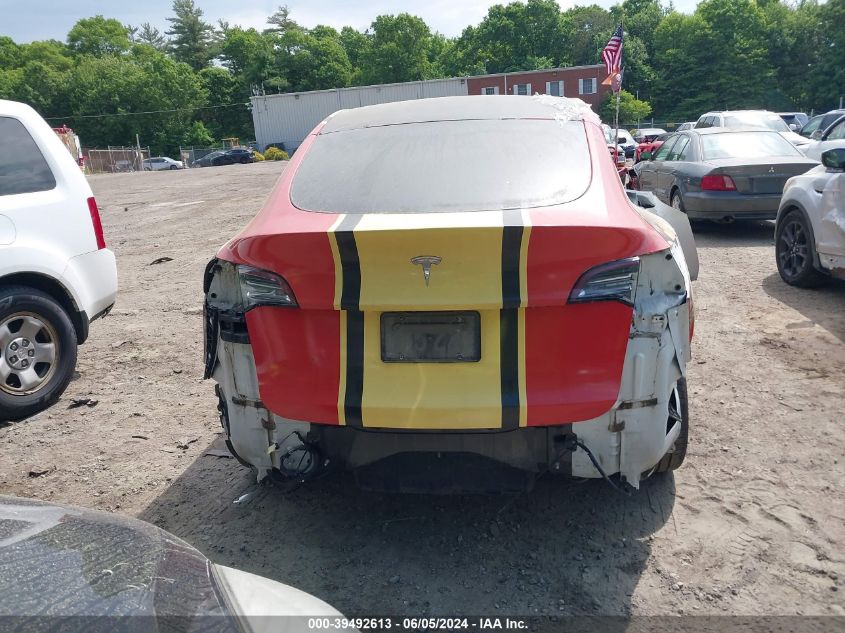 2020 Tesla Model Y Long Range Dual Motor All-Wheel Drive VIN: 5YJYGDEE7LF016955 Lot: 39492613