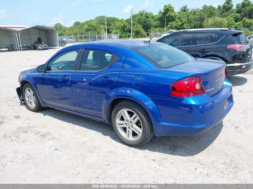 2012 Dodge Avenger Sxt VIN: 1C3CDZCB2CN260270 Lot: 39492623