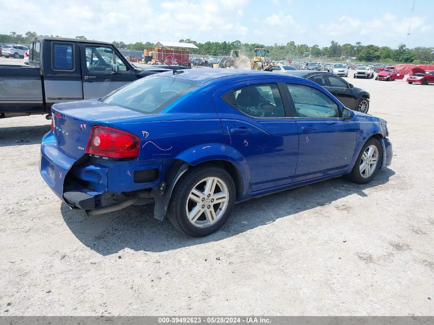 2012 Dodge Avenger Sxt VIN: 1C3CDZCB2CN260270 Lot: 39492623