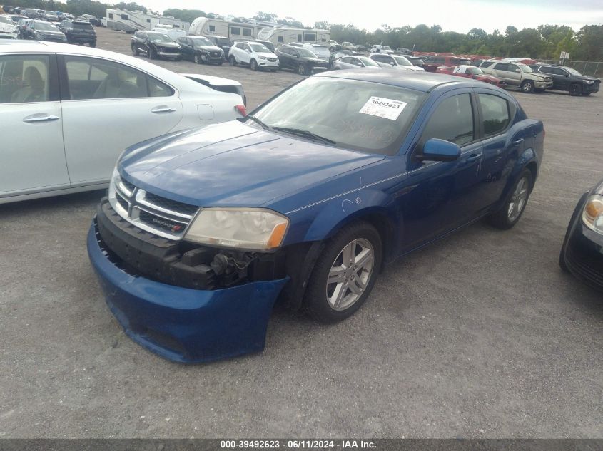 2012 Dodge Avenger Sxt VIN: 1C3CDZCB2CN260270 Lot: 39492623