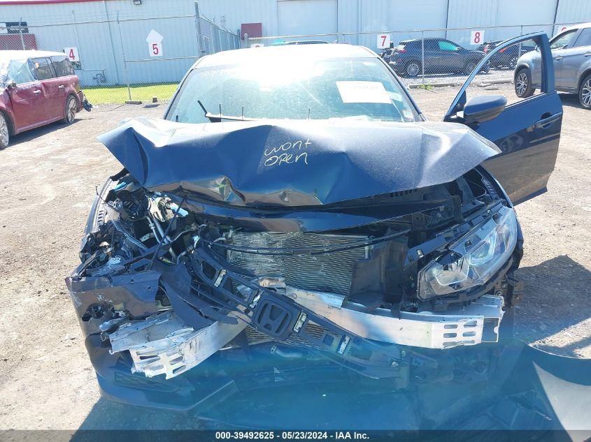 2018 Honda Civic Lx VIN: 2HGFC2F50JH610138 Lot: 39492625