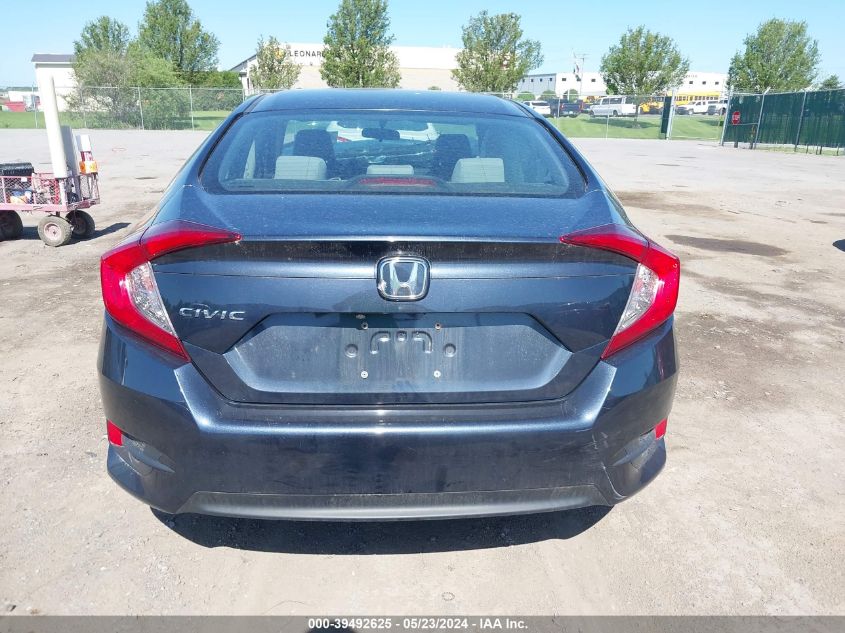 2018 Honda Civic Lx VIN: 2HGFC2F50JH610138 Lot: 39492625