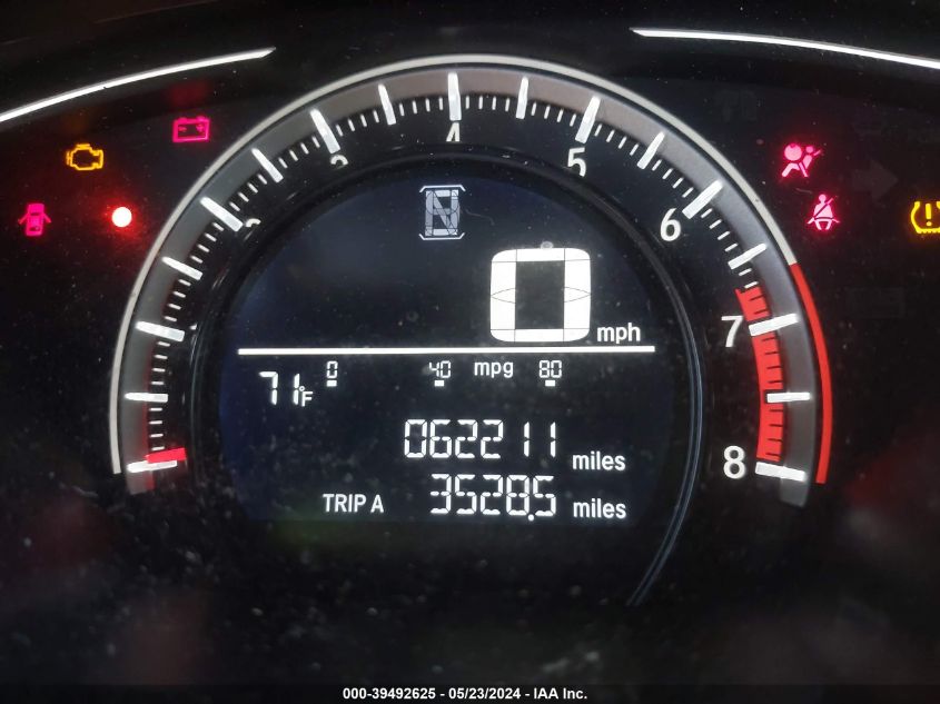 2018 Honda Civic Lx VIN: 2HGFC2F50JH610138 Lot: 39492625