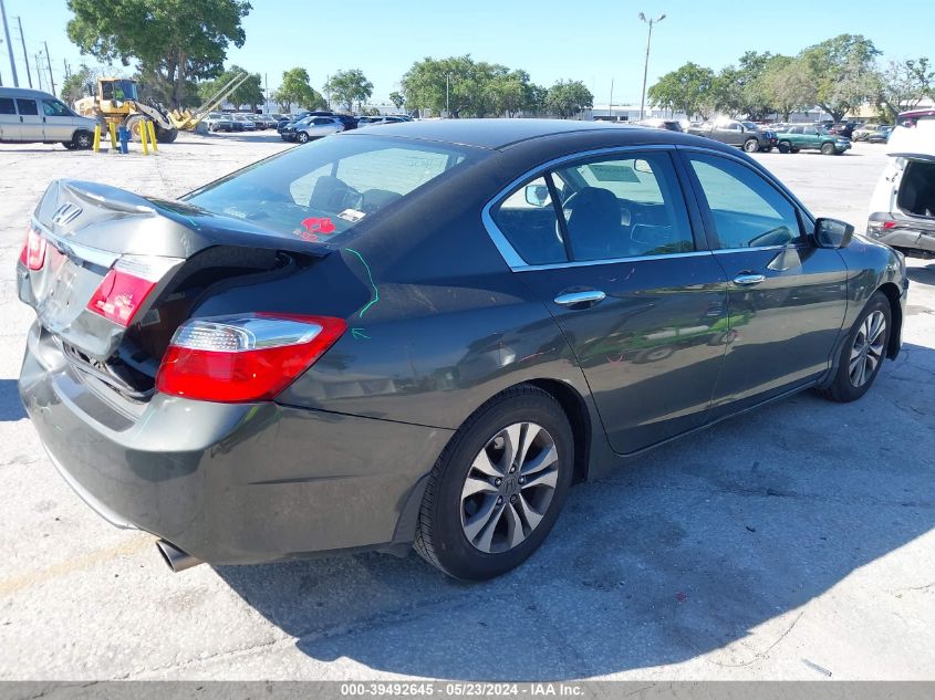 2013 Honda Accord Lx VIN: 1HGCR2F36DA253843 Lot: 39492645