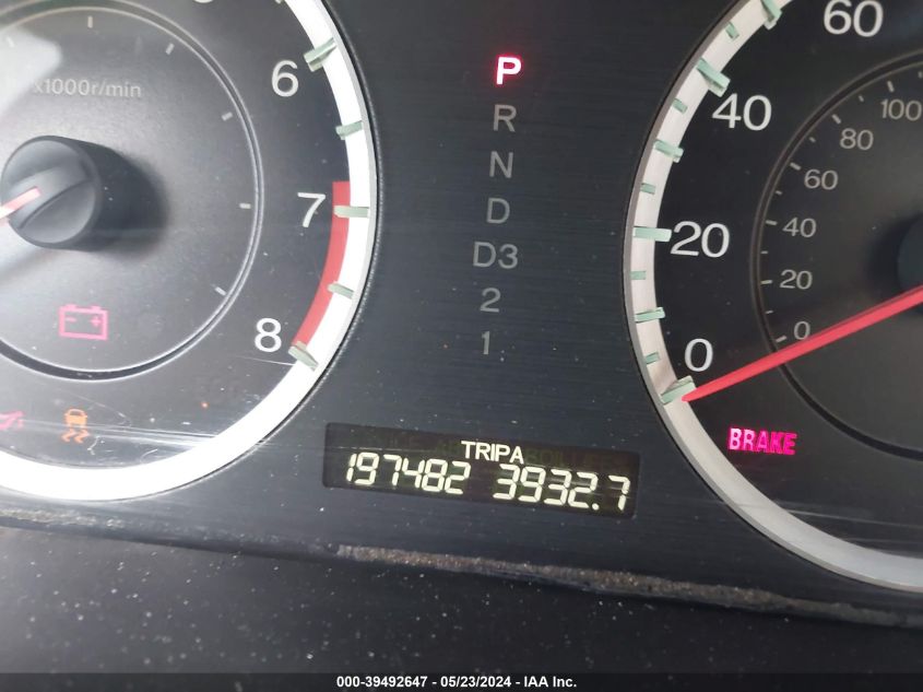 2011 Honda Accord 3.5 Ex-L VIN: 1HGCP3F8XBA032170 Lot: 39492647