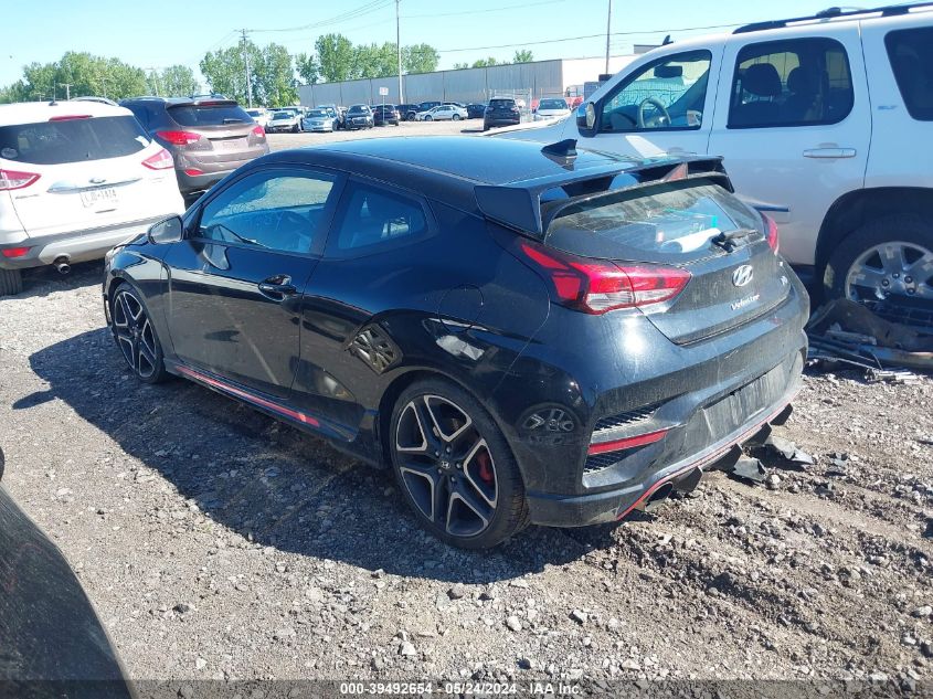 2019 Hyundai Veloster N VIN: KMHT36AH5KU002345 Lot: 39492654