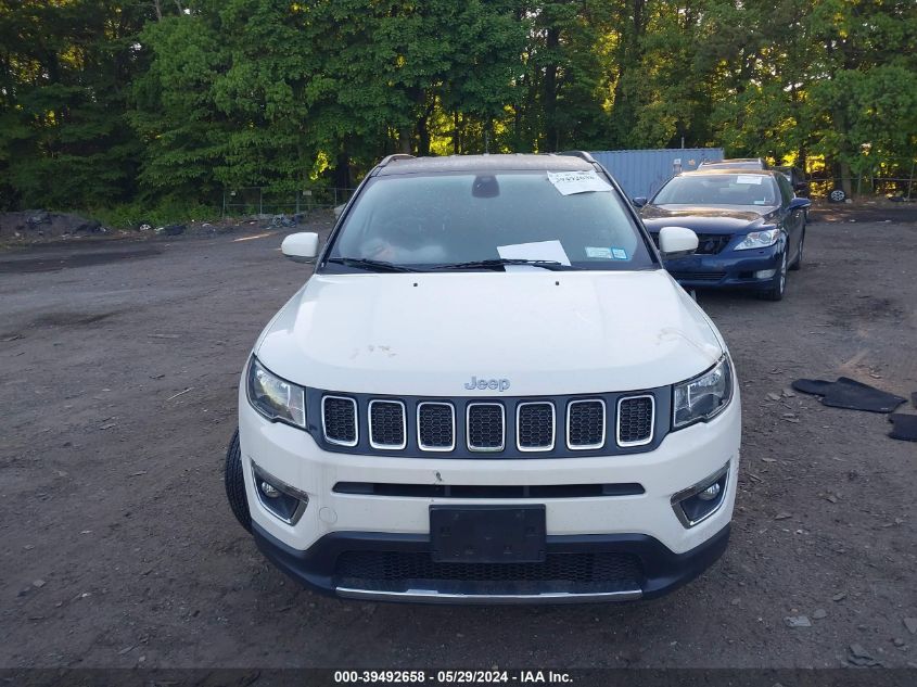 2020 Jeep Compass Limited 4X4 VIN: 3C4NJDCB7LT203692 Lot: 39492658