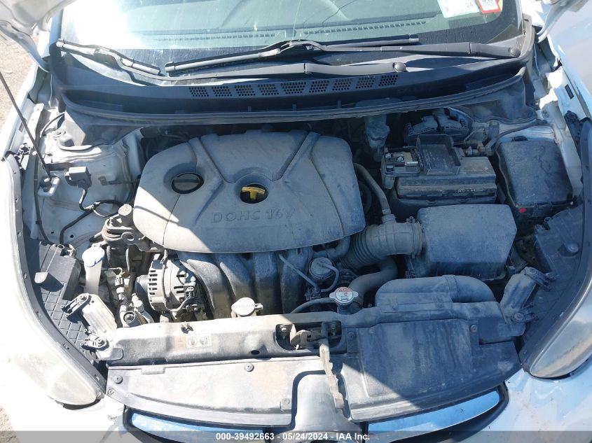 2013 Hyundai Elantra Gls VIN: 5NPDH4AE2DH406768 Lot: 39492663