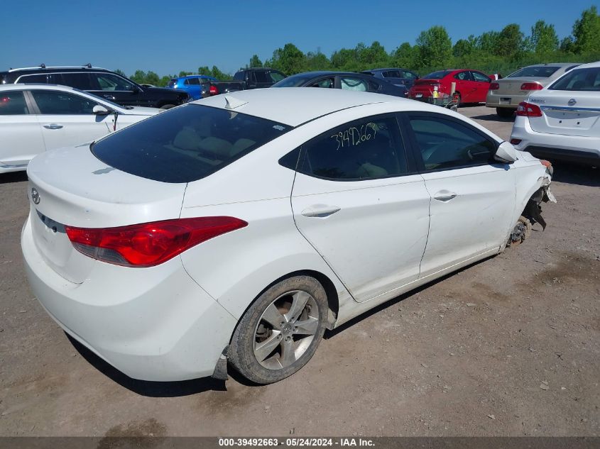 2013 Hyundai Elantra Gls VIN: 5NPDH4AE2DH406768 Lot: 39492663