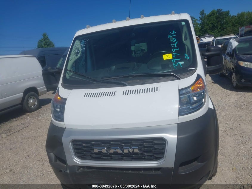 VIN 3C6LRVAG9ME560163 2021 RAM PROMASTER 1500 LOW ROOF 136 WB