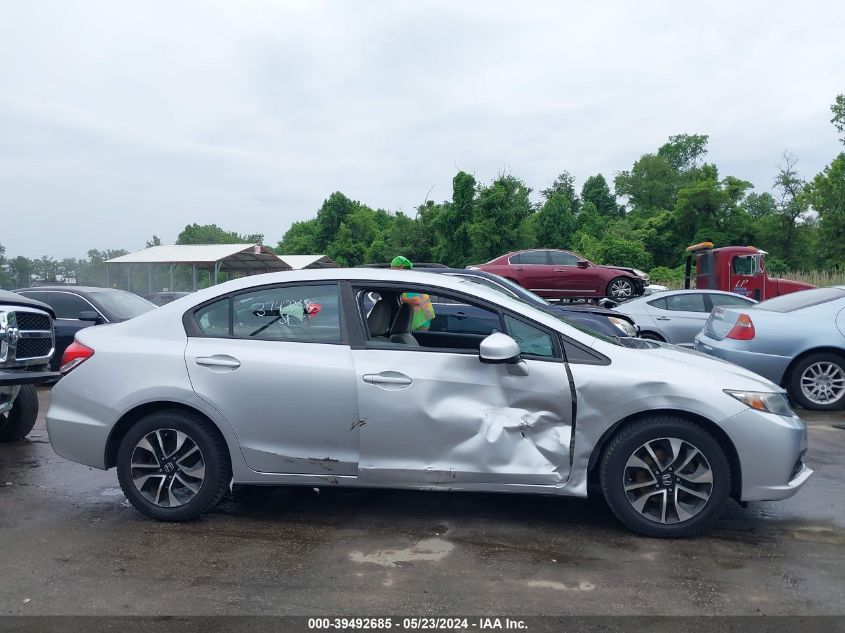 2013 Honda Civic Ex VIN: 2HGFB2F86DH553560 Lot: 39492685