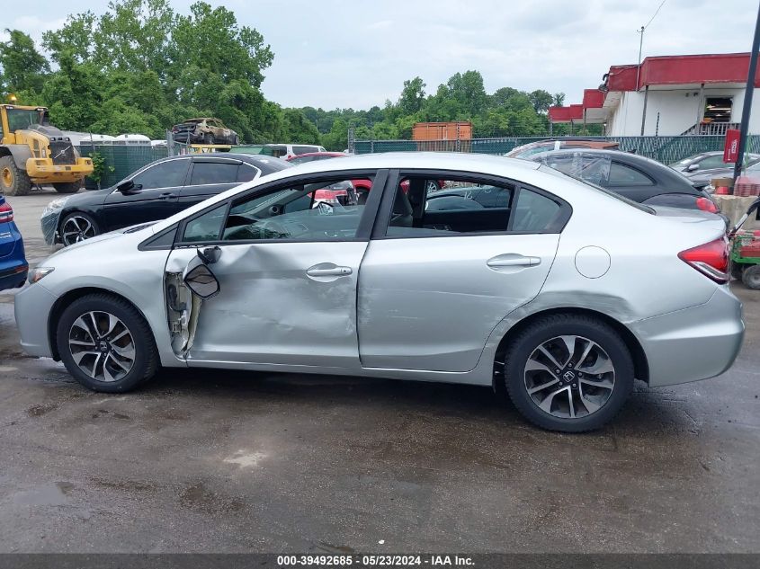 2013 Honda Civic Ex VIN: 2HGFB2F86DH553560 Lot: 39492685