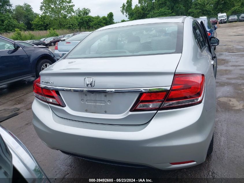 2013 Honda Civic Ex VIN: 2HGFB2F86DH553560 Lot: 39492685