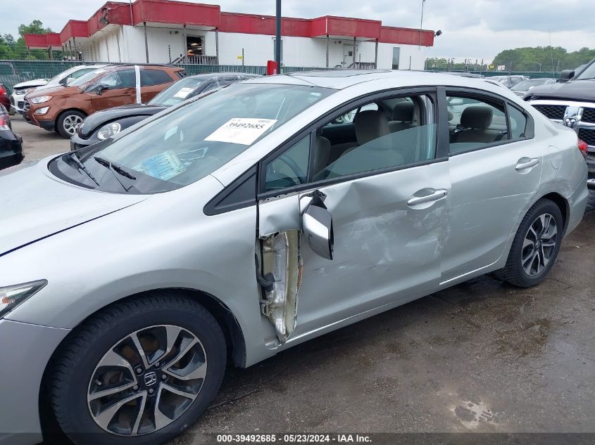 2013 Honda Civic Ex VIN: 2HGFB2F86DH553560 Lot: 39492685