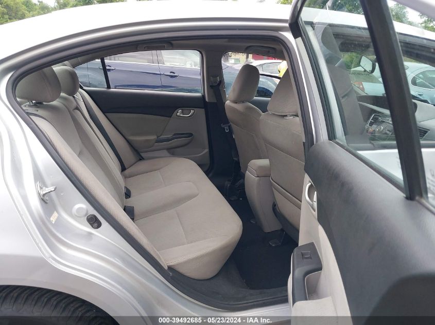 2013 Honda Civic Ex VIN: 2HGFB2F86DH553560 Lot: 39492685