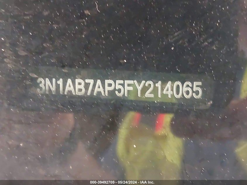 2015 Nissan Sentra Fe+ S VIN: 3N1AB7AP5FY214065 Lot: 39492705