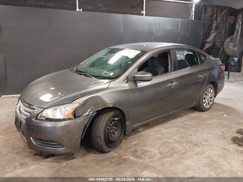 2015 Nissan Sentra Fe+ S VIN: 3N1AB7AP5FY214065 Lot: 39492705