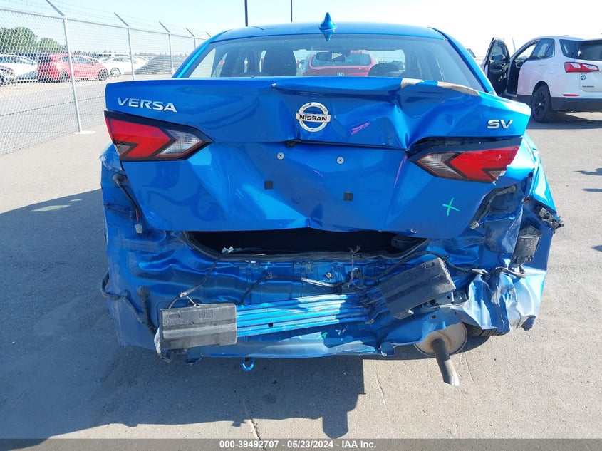 2021 Nissan Versa Sv Xtronic Cvt VIN: 3N1CN8EVXML841708 Lot: 39492707