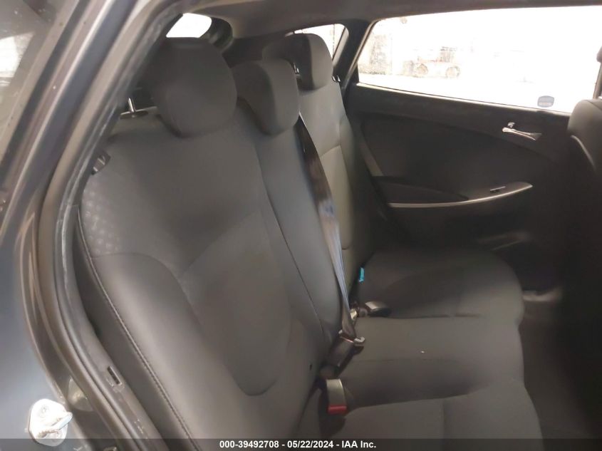 2013 Hyundai Accent Se VIN: KMHCU5AE8DU062393 Lot: 39492708