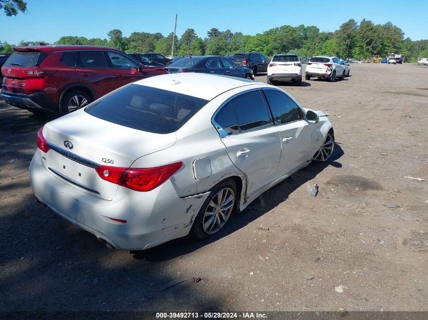 2014 Infiniti Q50 Premium VIN: JN1BV7AR9EM685537 Lot: 39492713