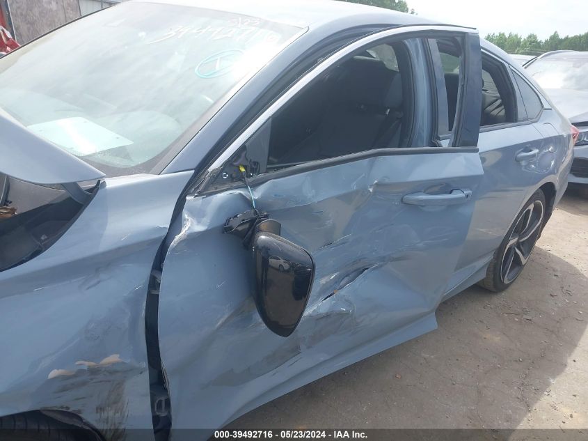 2021 Honda Accord Sport VIN: 1HGCV1F39MA035322 Lot: 39492716