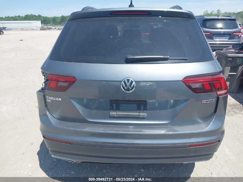 2019 VOLKSWAGEN TIGUAN 2.0T SE/2.0T SEL/2.0T SEL R-LINE/2.0T SEL R-LINE BLACK - 3VV2B7AX1KM032111