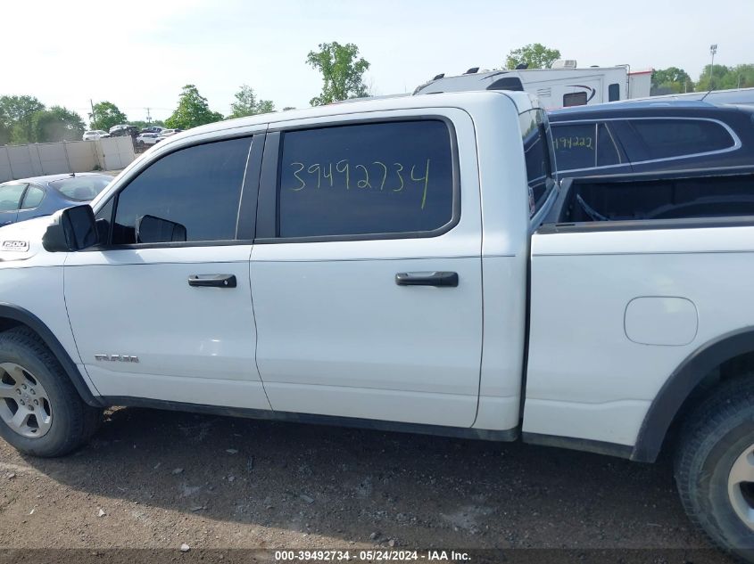 2019 Ram 1500 Tradesman VIN: 1C6SRFNTXKN597935 Lot: 39492734