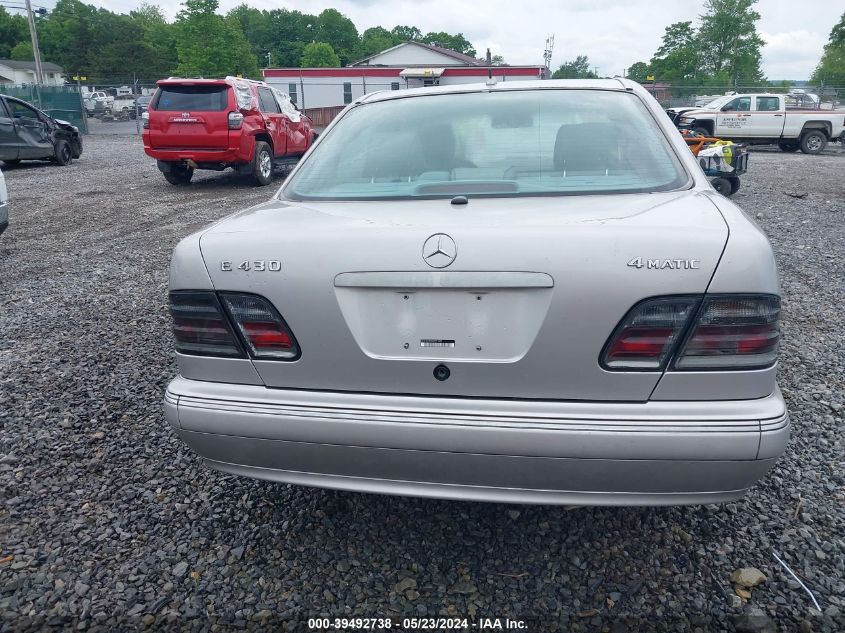 2002 Mercedes-Benz E 430 4M/4M Special Edition VIN: WDBJF83J22X071893 Lot: 39492738