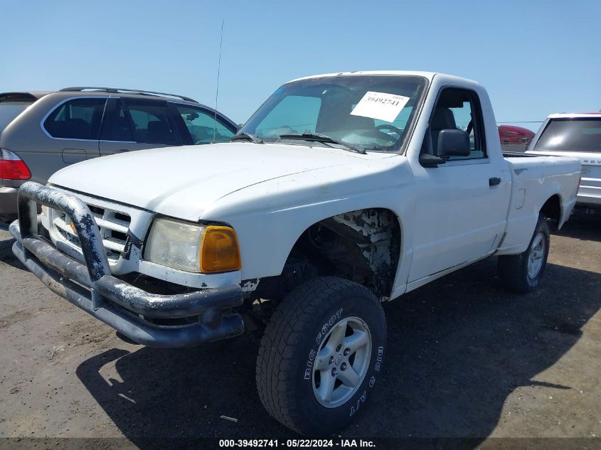 2001 Ford Ranger Xl/Xlt VIN: 1FTYR10D41PB10527 Lot: 39492741