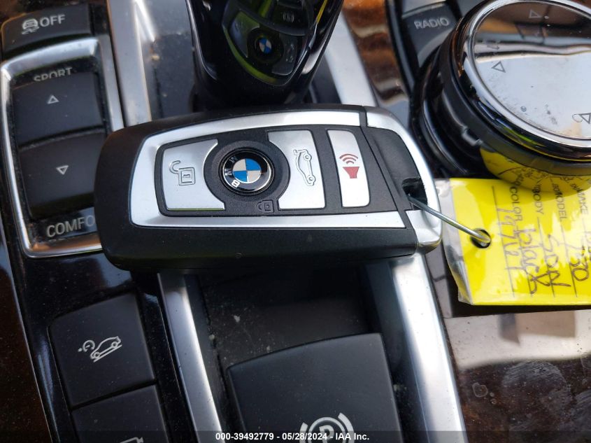 2015 BMW 750I xDrive VIN: WBAYB6C51FD225324 Lot: 39492779