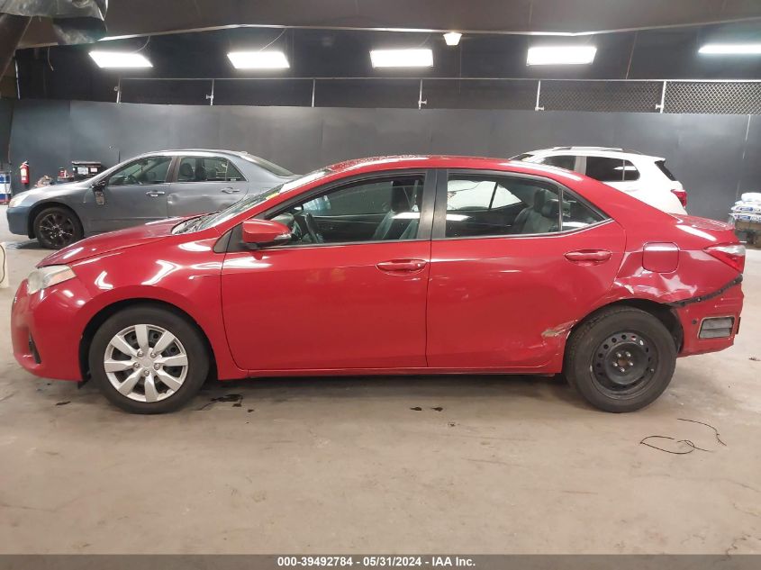 2014 Toyota Corolla S VIN: 2T1BURHE3EC155205 Lot: 39492784