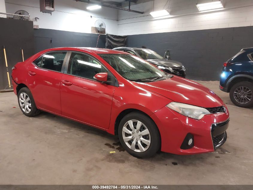 2014 Toyota Corolla S VIN: 2T1BURHE3EC155205 Lot: 39492784