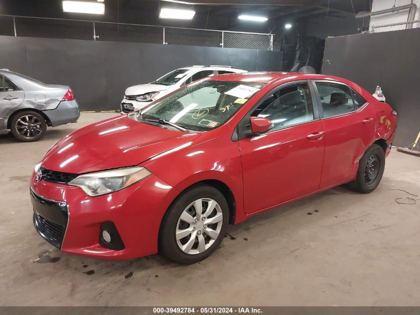 2014 Toyota Corolla S VIN: 2T1BURHE3EC155205 Lot: 39492784