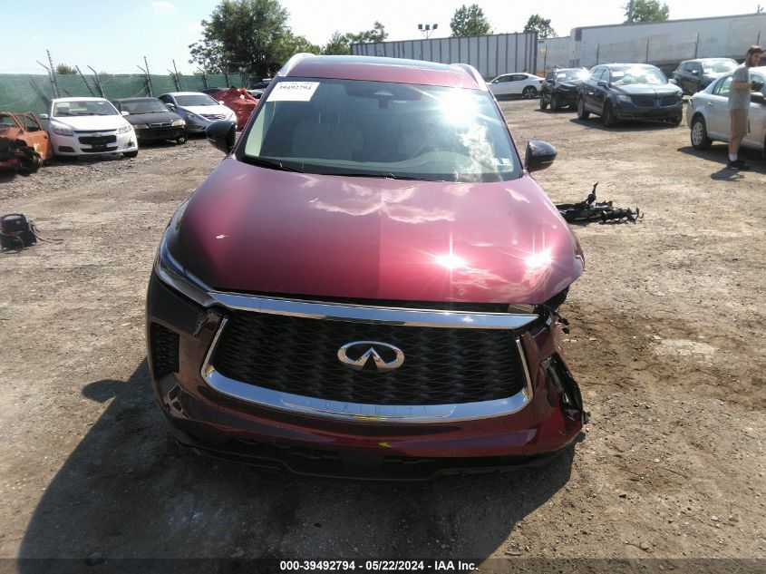 2023 Infiniti Qx60 Luxe Awd VIN: 5N1DL1FS4PC374235 Lot: 39492794
