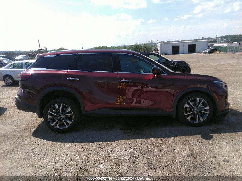 2023 Infiniti Qx60 Luxe Awd VIN: 5N1DL1FS4PC374235 Lot: 39492794