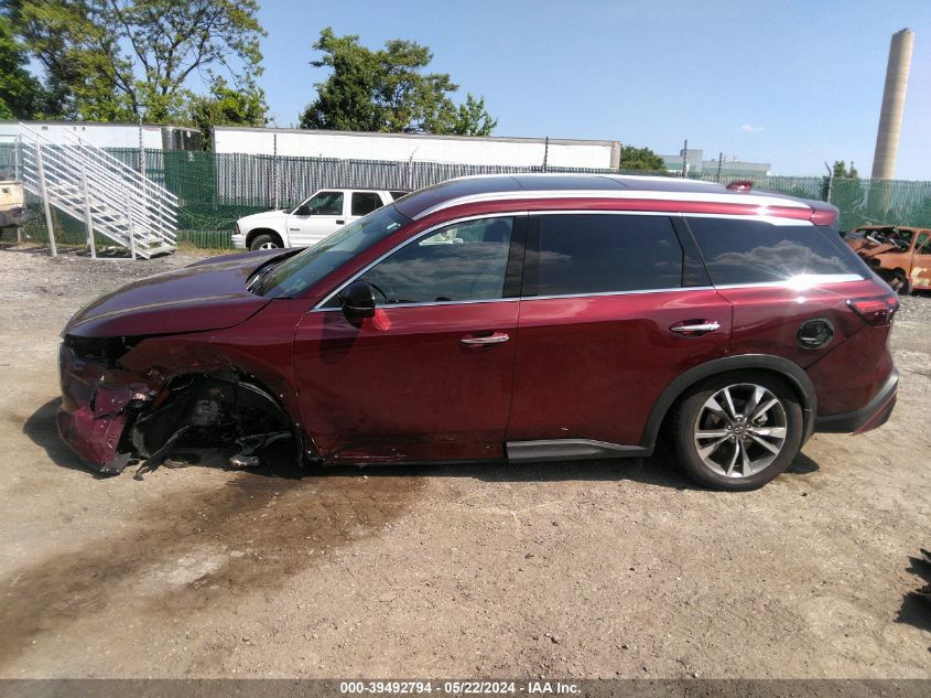 2023 Infiniti Qx60 Luxe Awd VIN: 5N1DL1FS4PC374235 Lot: 39492794