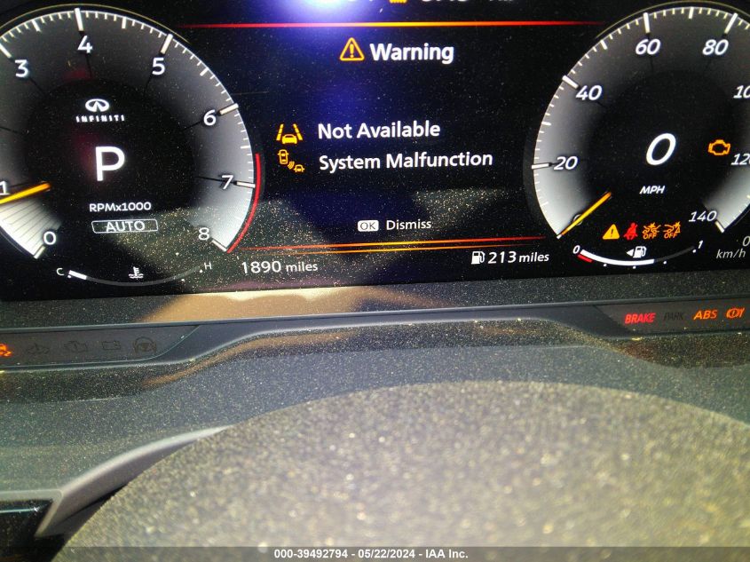 2023 Infiniti Qx60 Luxe Awd VIN: 5N1DL1FS4PC374235 Lot: 39492794