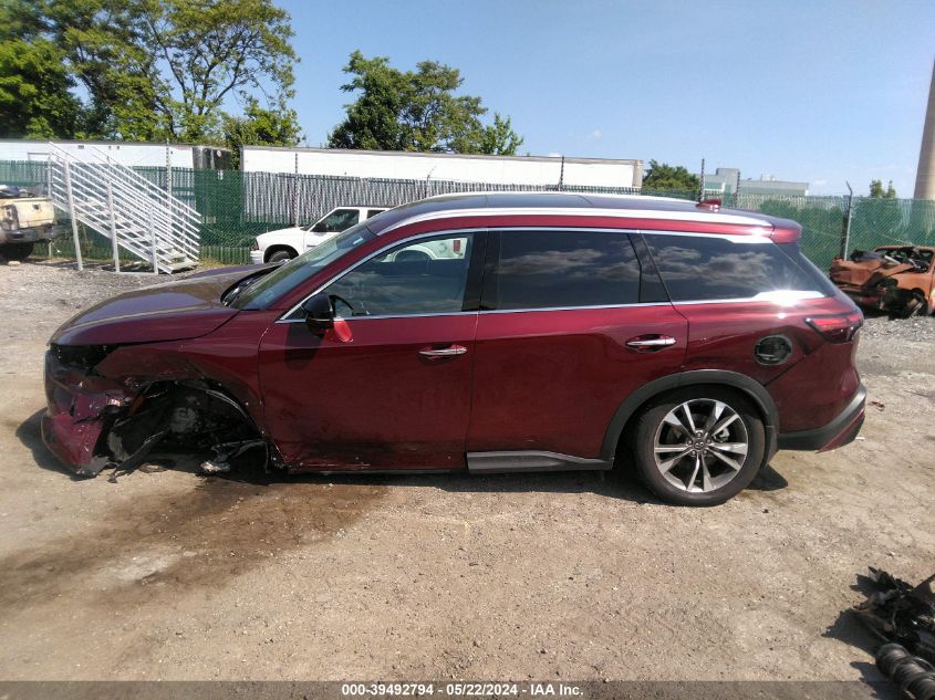 2023 Infiniti Qx60 Luxe Awd VIN: 5N1DL1FS4PC374235 Lot: 39492794