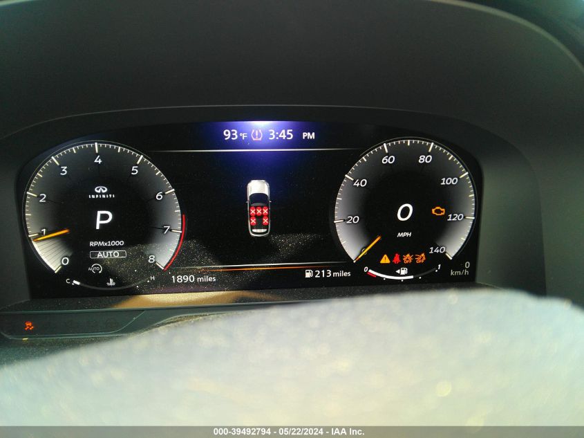 2023 Infiniti Qx60 Luxe Awd VIN: 5N1DL1FS4PC374235 Lot: 39492794