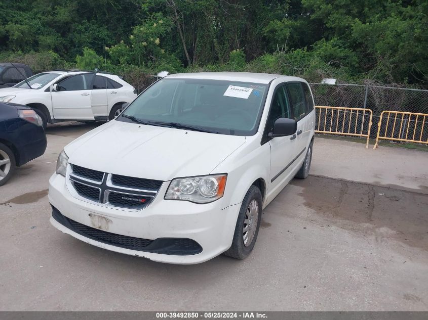 2013 Dodge Grand Caravan American Value Pkg VIN: 2C4RDGBG7DR618863 Lot: 39492850