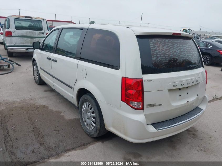 2013 Dodge Grand Caravan American Value Pkg VIN: 2C4RDGBG7DR618863 Lot: 39492850