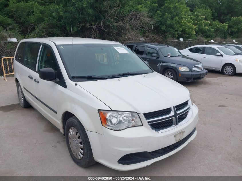 2013 Dodge Grand Caravan American Value Pkg VIN: 2C4RDGBG7DR618863 Lot: 39492850