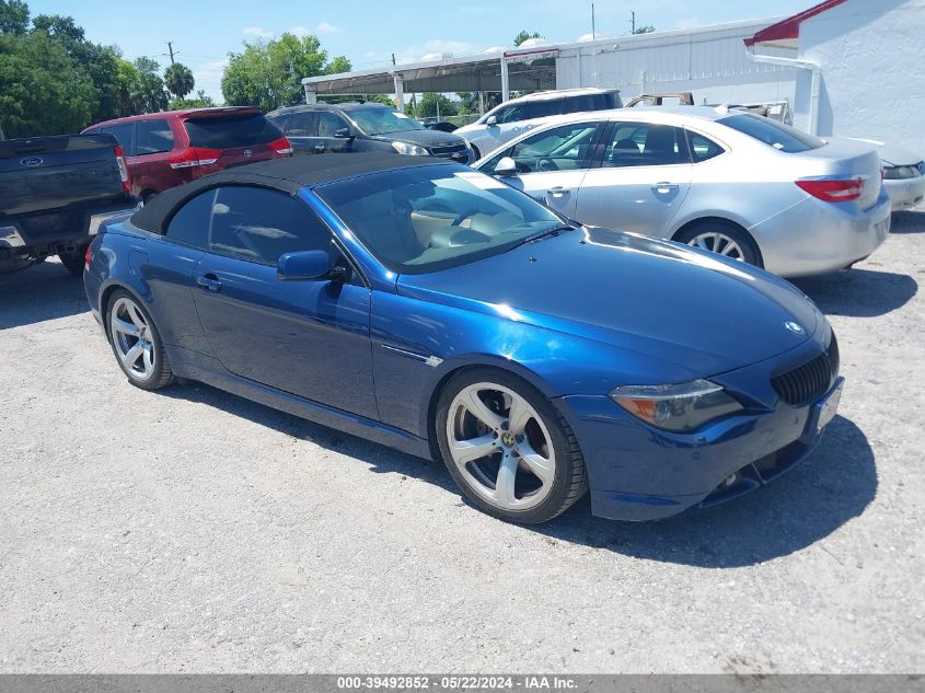 2005 BMW 645Ci VIN: WBAEK73485B261053 Lot: 39492852