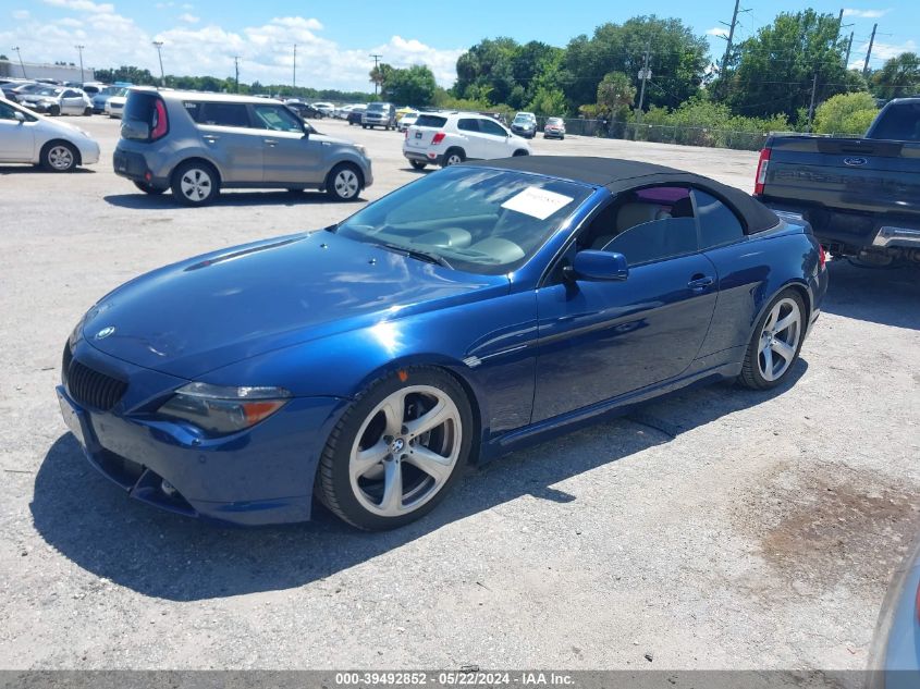 2005 BMW 645Ci VIN: WBAEK73485B261053 Lot: 39492852