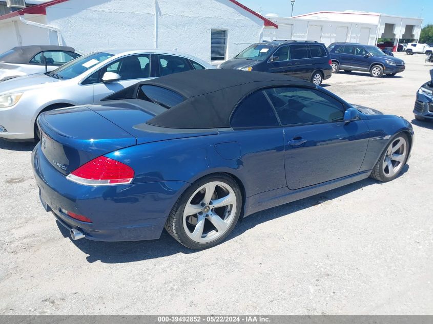 2005 BMW 645Ci VIN: WBAEK73485B261053 Lot: 39492852