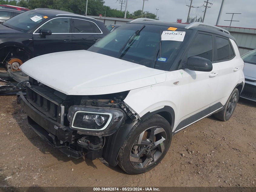 2022 Hyundai Venue Limited VIN: KMHRC8A35NU201040 Lot: 39492874